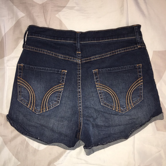 Hollister High Waisted Jean Shorts Size 3 - Picture 2 of 7